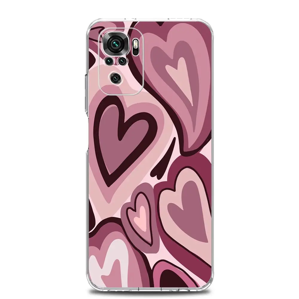 Latte Pink Love Coffee Heart Phone Case Cover