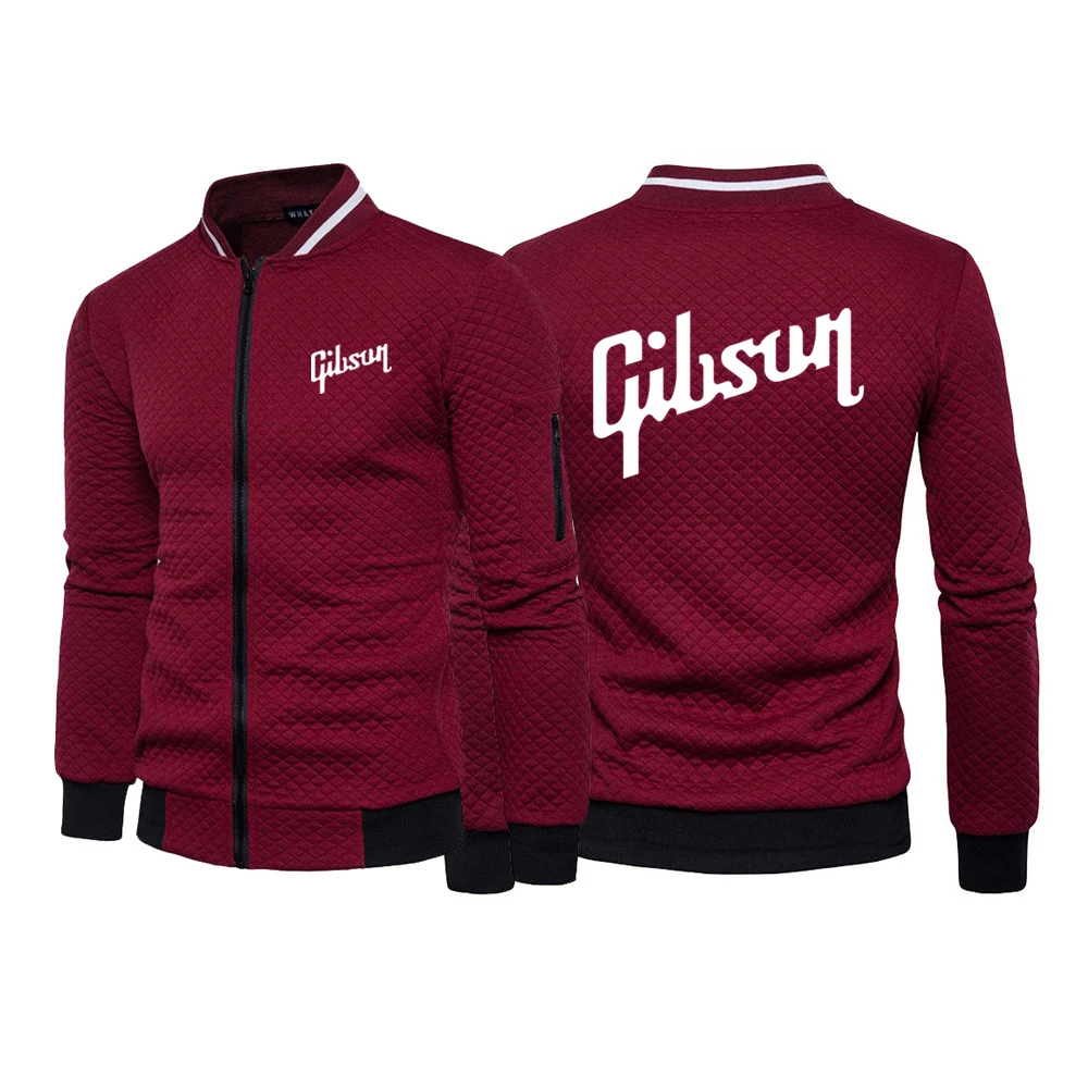 Gibson 2023 Spring Autumn New Style Men Fashionable Sports Zipper Casual popular Long Sleeve Slim Jacket coat top clothing