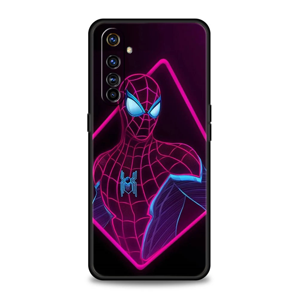 Marvel Spiderman Superhero Soft Phone Case For Oppo A12 A16 A74 A76 Find X5 A54 A53 A52 A15 Reno 6 7 SE Z A9 2020 Pro 5G Cover iphone se phone case