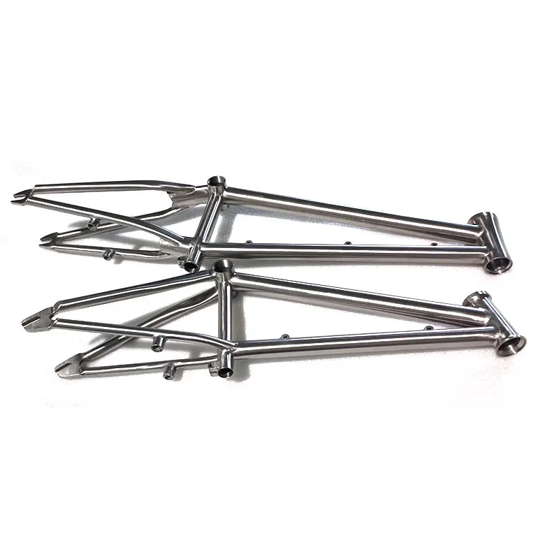 Customized Titanium BMX Bike Frame, Street Racing Bicycle