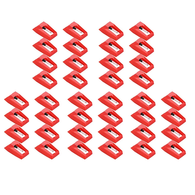 

40 Pcs Record Player Needle Turntable Ruby Replacement Stylus Needles for Vinyl Record Player