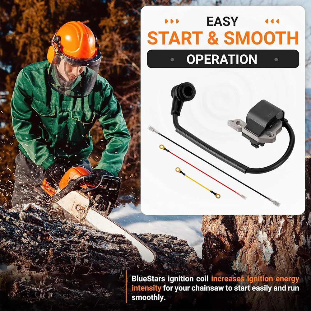 MS250 MS210 MS230 Ignition Coil For Sthil 020 021 023 025 020T Chainsaw Replaces 1123-400-1301 0000-400-1306