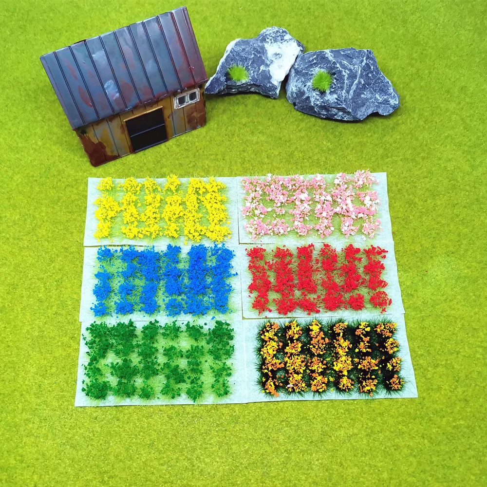 Wild Rose Flower Cluster for DIY Miniature Landscapes and War Games