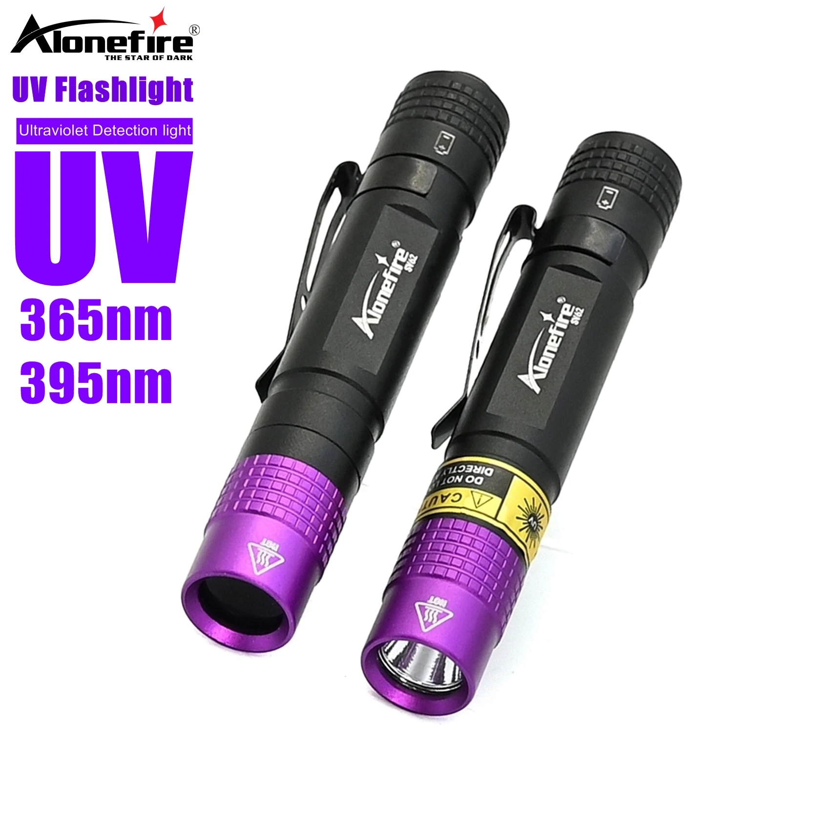 Lampe de poche UV Ultra violet 395 nm lumière noire - Photo, audio & vidéo