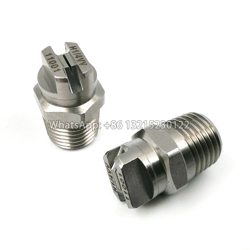 1/4" BSPT HVV/HU SS304 Flat Fan Spray Nozzle, Industrial / Factory Cleaning, Dust Removal Nozzle Washing, 1510 1520 2503 2506 3