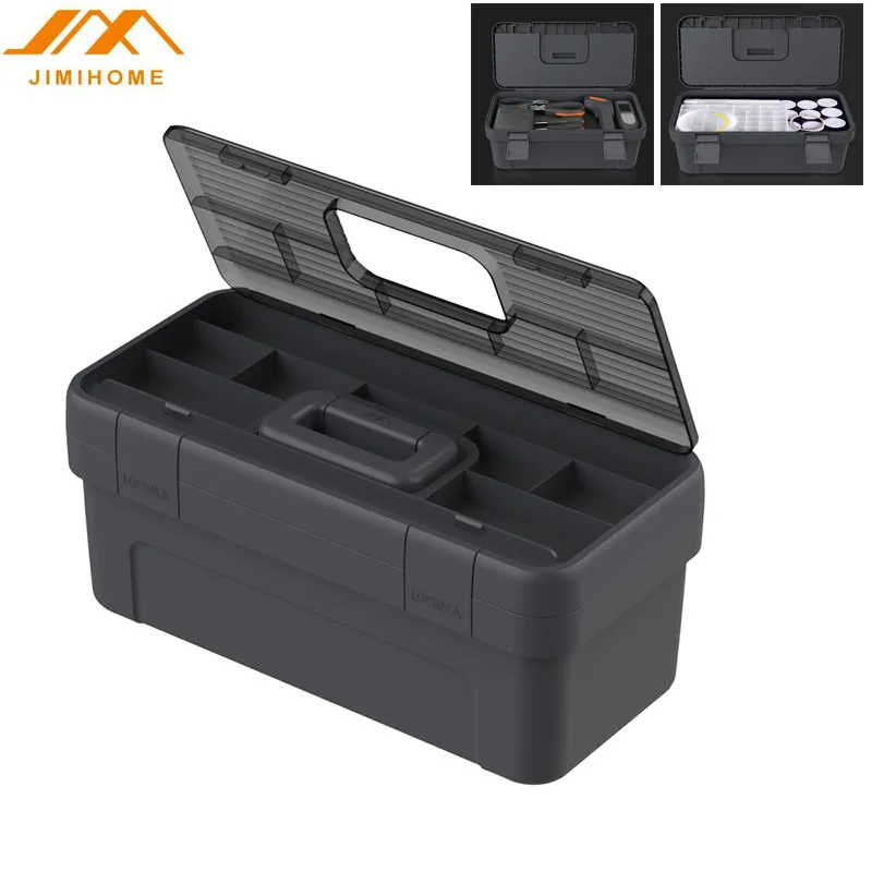 Youpin JIMI 17'' Portable Storage Tool Box Plastic Tool Box Large Capacity  Box Multi Function Storage Case Hand Tool Case - AliExpress