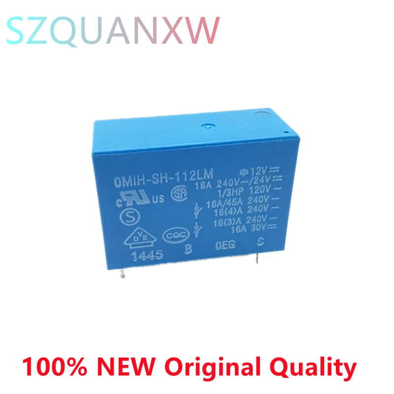 

(5pcs/lot)100%Original New OMIH-SS-112LM OMIH-SH-112LM OMIH-SS-124LM OMIH-SH-124LM 4PINS 16A 12VDC 24VDC Power Relay