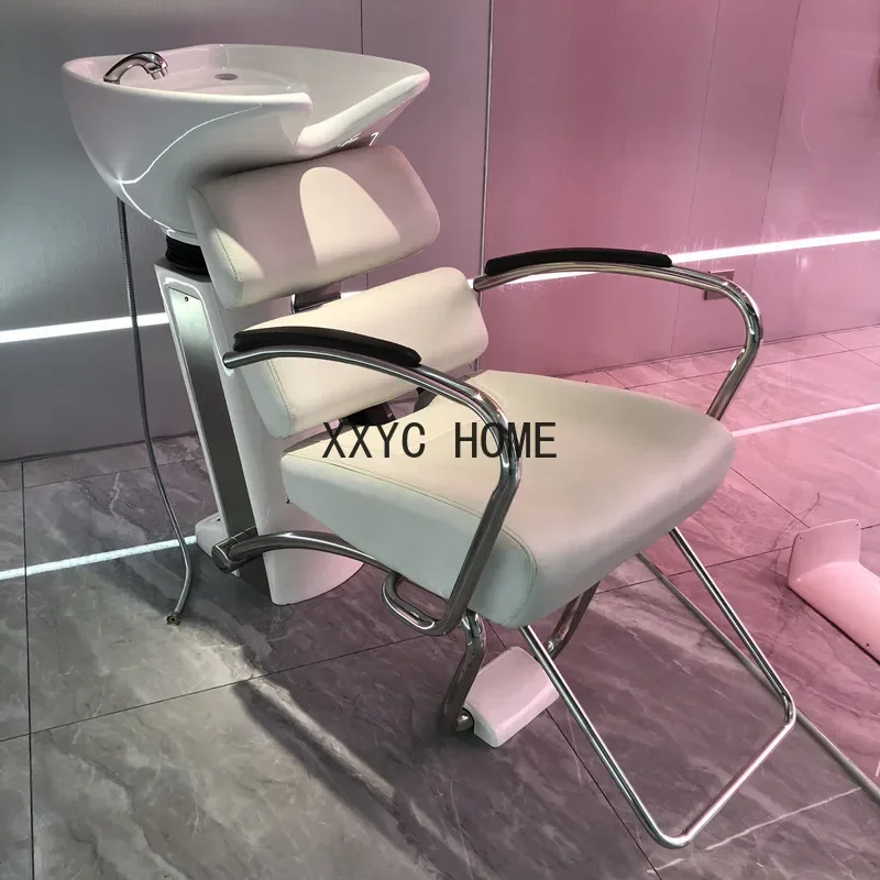 

Washing Hair Shampoo Chair Reclining Professional Head Spa Hairwash Bed Sink Hairstylist Lit Lavage De Cheveux Furniture