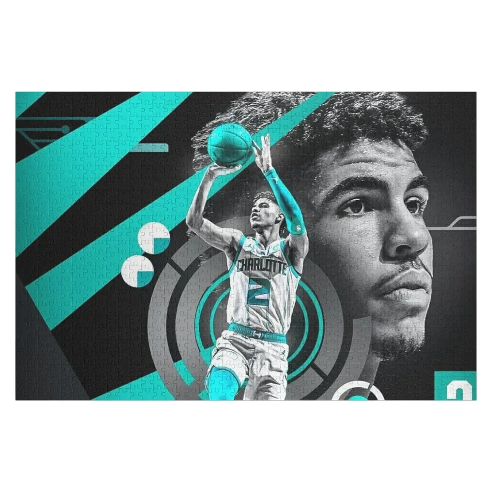 

LaMelo Ball Jigsaw Puzzle Custom With Photo Customized Gifts For Kids Personalised Jigsaw Personalised Name Puzzle