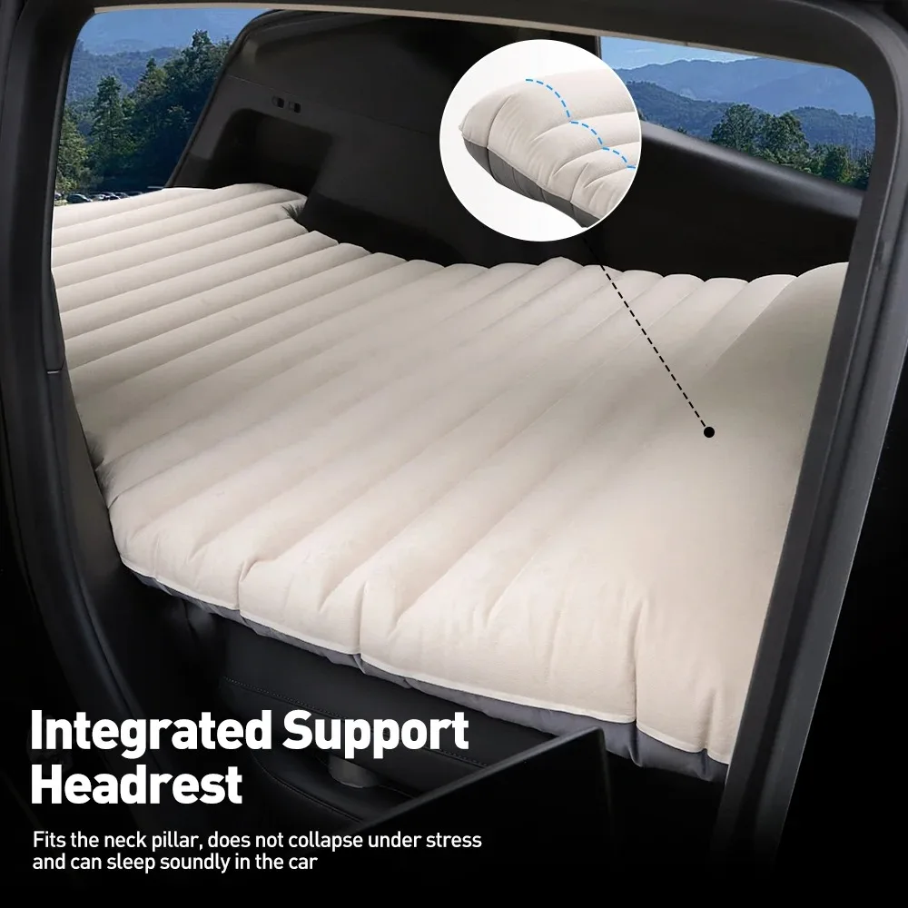 For Tesla Model Y Automobile Air Mattress Self-Inflating Mattress Travel Sleeping Bed Tesla Car Inflatable Camping