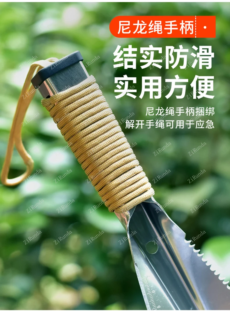 *Small shovel digging wild vegetables digging earth spade spatula gardening flower planting tools 4