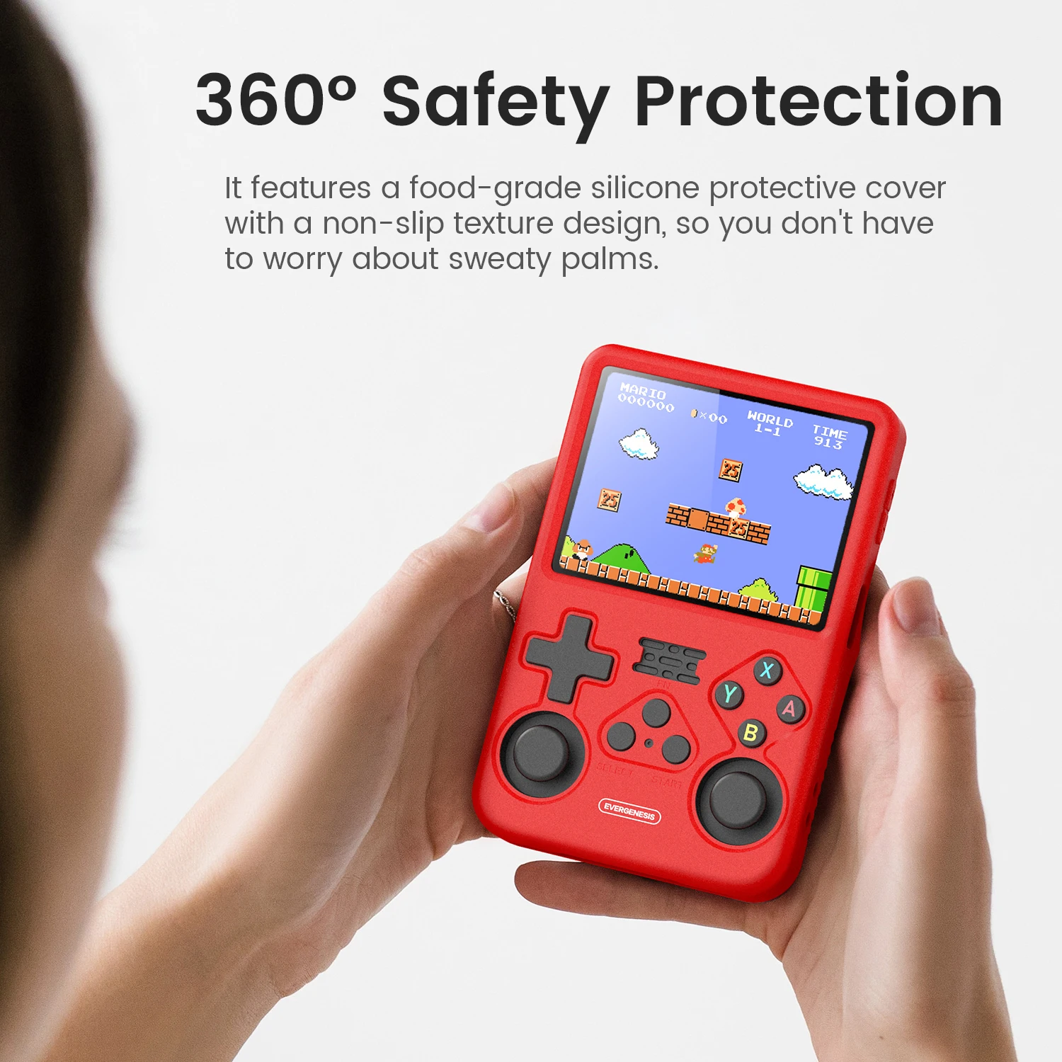 Deluxe 360° Protective Carrying Case with Screen Protectors for Handheld Game Console
