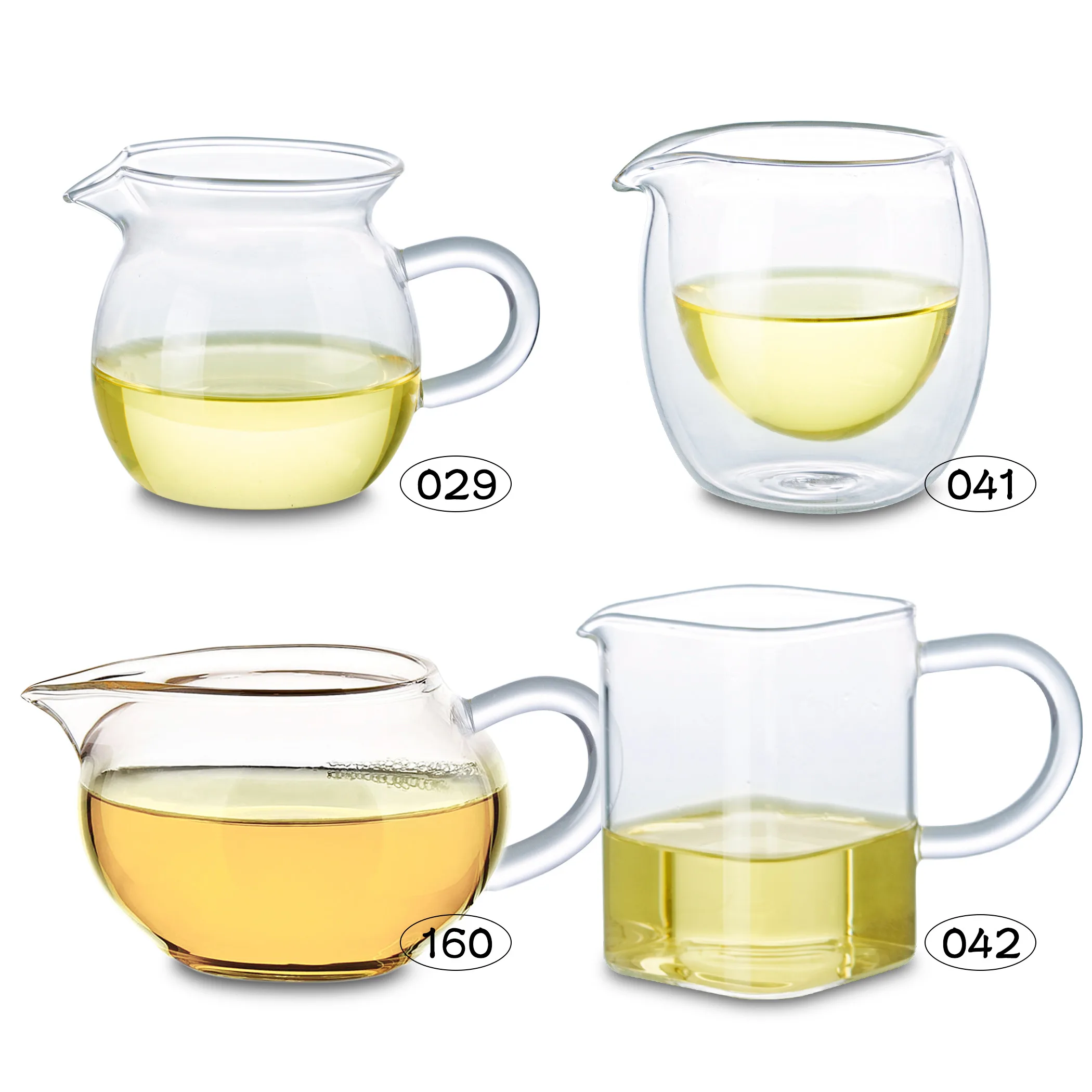 Glass Pitcher Kinds of Heat Resistant Clear Glass Tea Serving Pitcher Chinese Gong fu Cha Hai