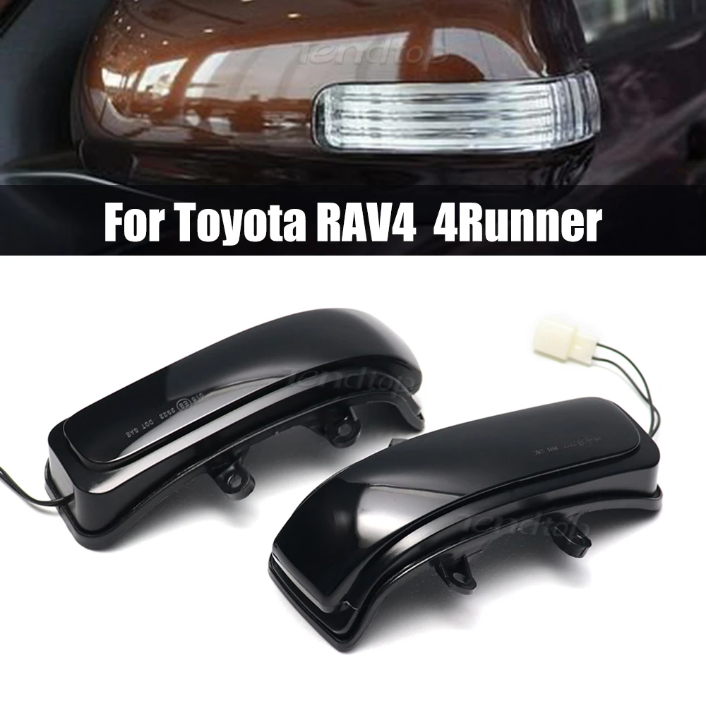 

2X Динамический светодиодный указатель поворота для Toyota RAV4 XA30 Estima Alphard AH20 Ноя R70 Voxy 4runner N280 Tacoma Highlander