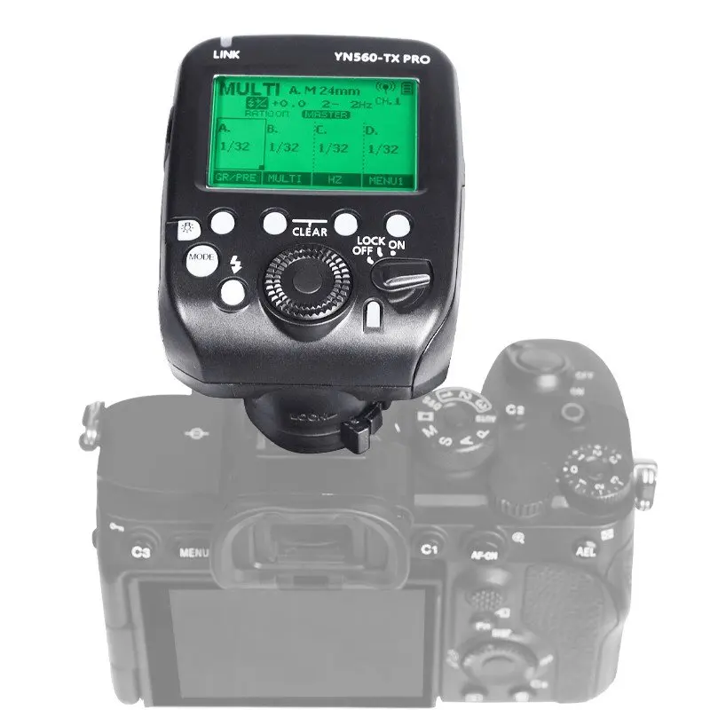 YN560-TX PRO YONGNUO Flash Wireless Trigger Manual Flash Controller for Sony Canon Nikon YN560III YN560IV YN685 YN200 Speedlite flash trigger