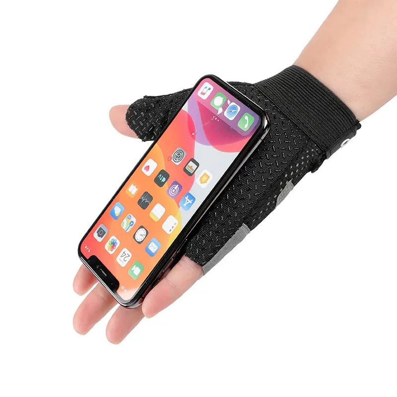 Cycling Fingerless Gloves for Men Women Motorcycle Summer Bicycle Fitness Gym Sports Weightlifting