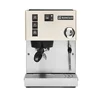 Espresso Machine Brass Boiler Steel Case Professional Compact ABS 1100W Button Control 9.5x11x13 inch Black 1