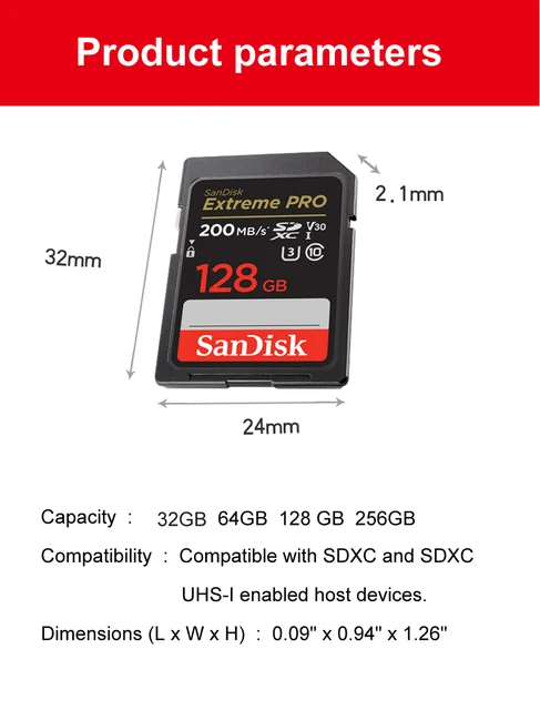 Sandisk - Carte micro SD 128 Go Extreme Pro + SD Adapter + Rescue