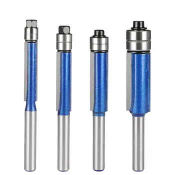 6mm 1/4Double Bearing Flush Trim Bit 1