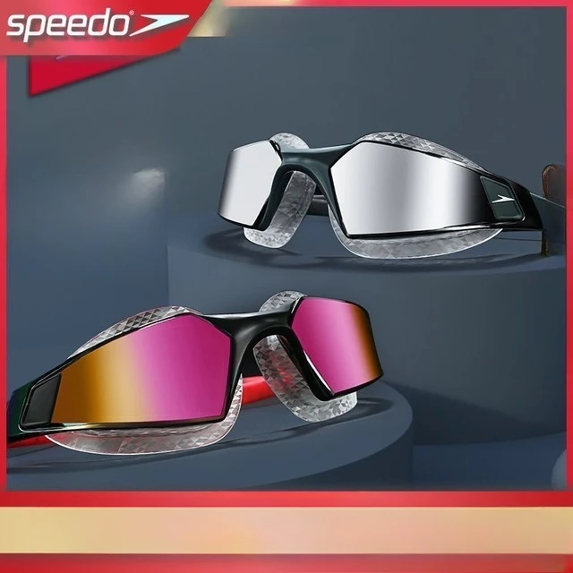 Speedo Adult Swim Goggles Frameless Anti Fog Coated Lens Waterproof HD Racing Swimming Eyewear 1
