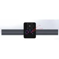 ชุดโมดูลเชิงเส้น HPV8 Openbuilds Mini Solid V Slot พร้อมสายพานและเฟืองแบบลูกปืน สำหรับมอเตอร์สเต็ป Nema17 ใช้กับเครื่องพิมพ์ 3 มิติ 6