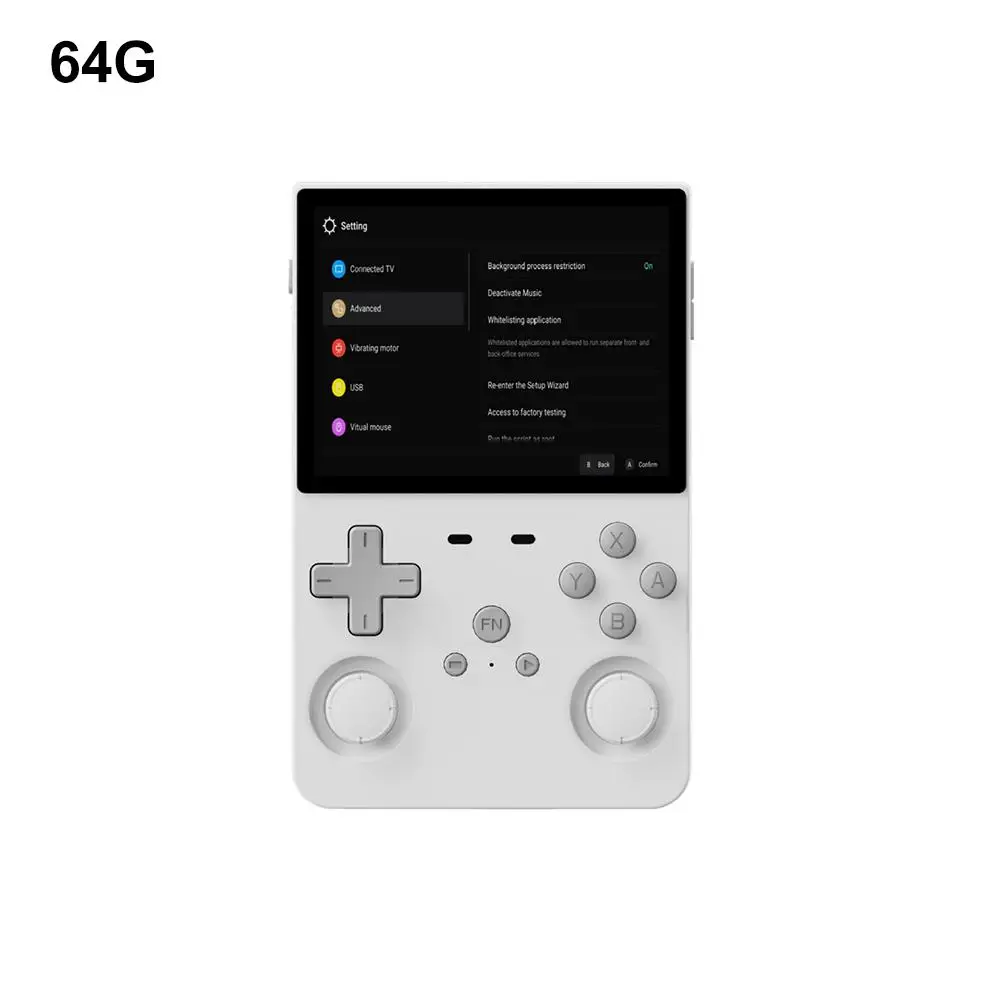 S804b6ae21e5d40cd9f8539182531a2f66 128GB For L35 Retro Handheld Video Game Console Linux System 3.5 Inch IPS Screen Portable Pocket Video Player Games