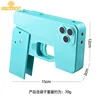 Foldable Water Gun for Kids Creative Toys Phone Children's Toy Outdoor Water Battle Funny Joke Toys Prank Blasters Gift 4
