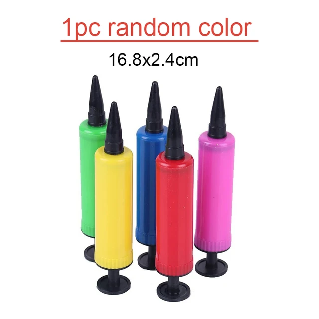 1pc Plastic Balloon Inflator, Random Color Balloons Manual Pump For Party,  Balloons Supplies Accessories