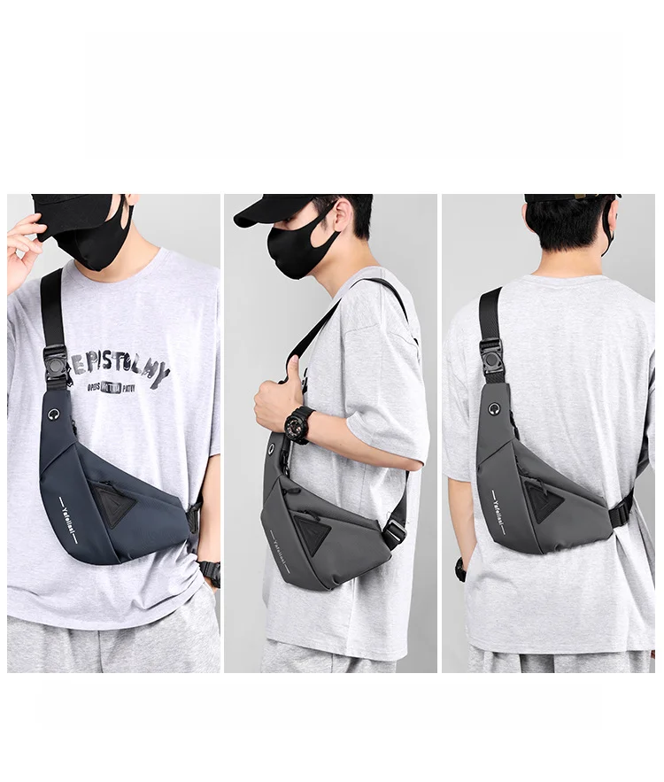 Underarm Circumcision Men's One Shoulder Anti Splashing Oblique Straddle Chest Bag Riding Commuting Backpack_voghion.com