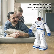  JJRC R18 2.4G Gesture Sensor Smart Programming Automatic Presentation Intelligent RC Robot RC Toys w/Music Songs Lighting 