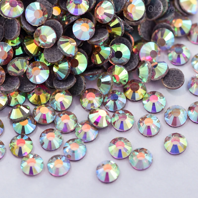 The Crafts Outlet Glass Rhinestones, DMC Hot-Fix, 6mm Tiny, 144-pc, Crystal Clear