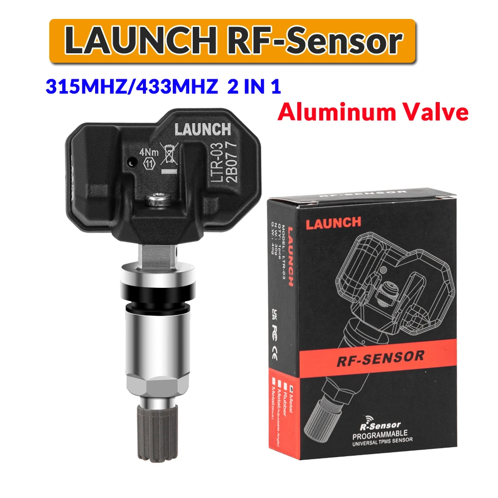 LAUNCH X431 2 in 1 RF-SENSOR 315MHz & 433MHz TPMS Sensor Tire Repair Tools Scanner Tire Pressure Sensors Tester Programming