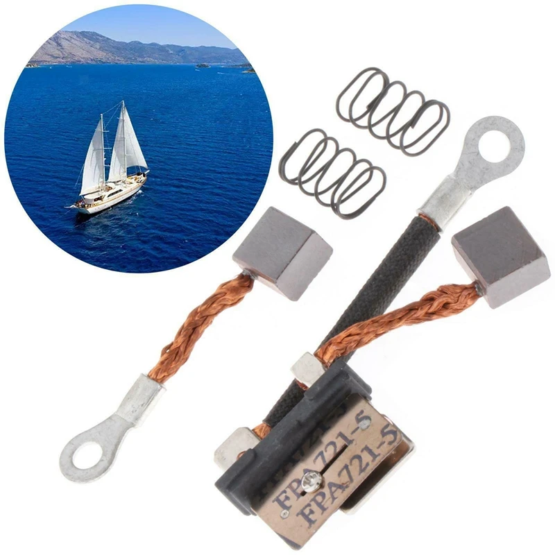 63P 82181 Carbon Brush Set For Yamaha Outboard Motor 2T & 4T 115HP