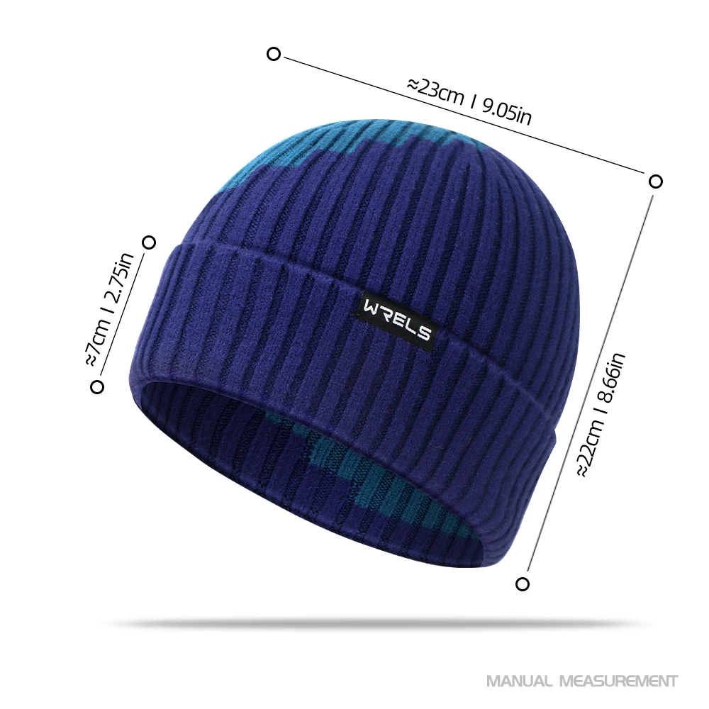 WRELS Winter Outdoor Warm Hat Fleece Sports Hat Fishing Protection Windproof Mountaineering and Skiing Cycling Cold-proof Caps
