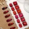 10ml Cherry Ruby Crystal Cat Eye Gel Nail Polish Chameleon Magnetic Gel Soak Off UV LED Nail Varnish Gel For Manicure 2