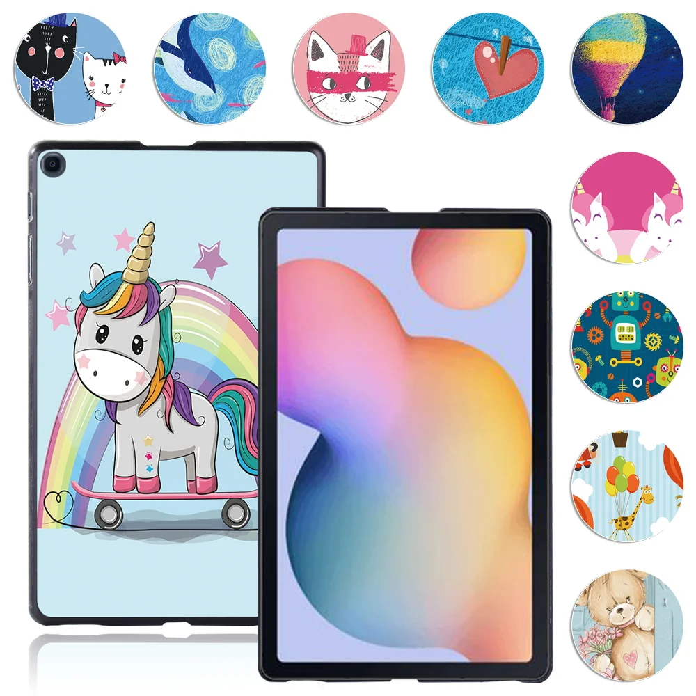 

For Samsung Galaxy Tab S4 S6 S5e S6 Lite S7 A 8.0 T290 A7 10.4 T500 A7 Lite T220 T225 8.7" Cartoon Series Tablet Cover Case