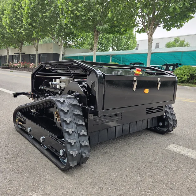 Zero-turn intelligent remote control gasoline brush cutter Portable four-stroke lawn mower Professional definition of efficiency 3