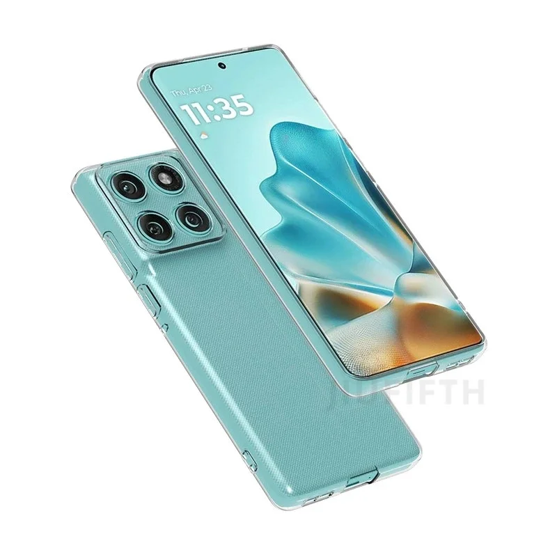 Slim Soft TPU Clear Transparent Phone Case - Perfect Fit Cover