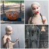 2Pcs Halloween Fetter Prop Simulation Iron Chain Prop Prisoner Chain Prop Halloween Costume Prop Decor Chain For Halloween Party 5