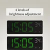Voice Control LED Digital Dual Alarm Clock with Temperature 2