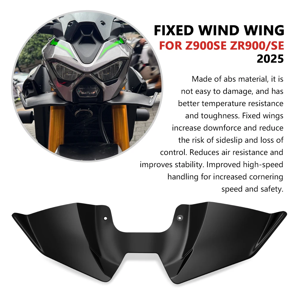 NAKED FRONT SPOILER Winglet Aerodynamic For KAWASAKI ZX-25R ZX-4R
