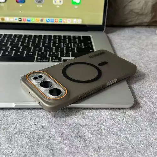 Sleek Transparent Frosted Ultra-Thin Magnetic Anti-Drop Phone Case