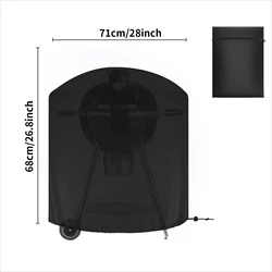Durable Weather - Resistant Outdoor BBQ Grill Cover (C)