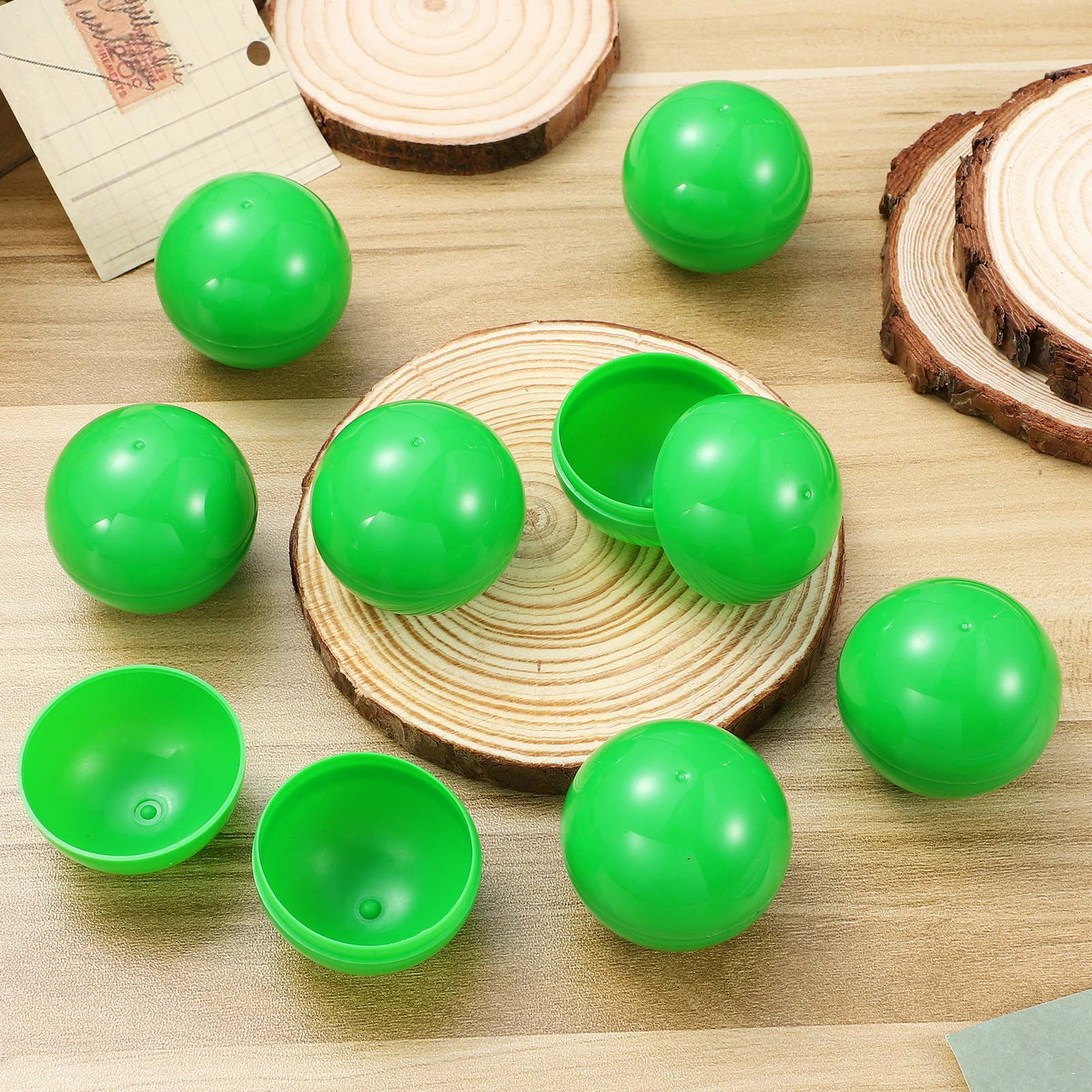 Description Picture 6 of item25Pcs Plastic Lottery Balls Drawing Raffle Balls funny Hollow Openable Game Balls Table Activity Prop muiltiuse Party Bingo Ball