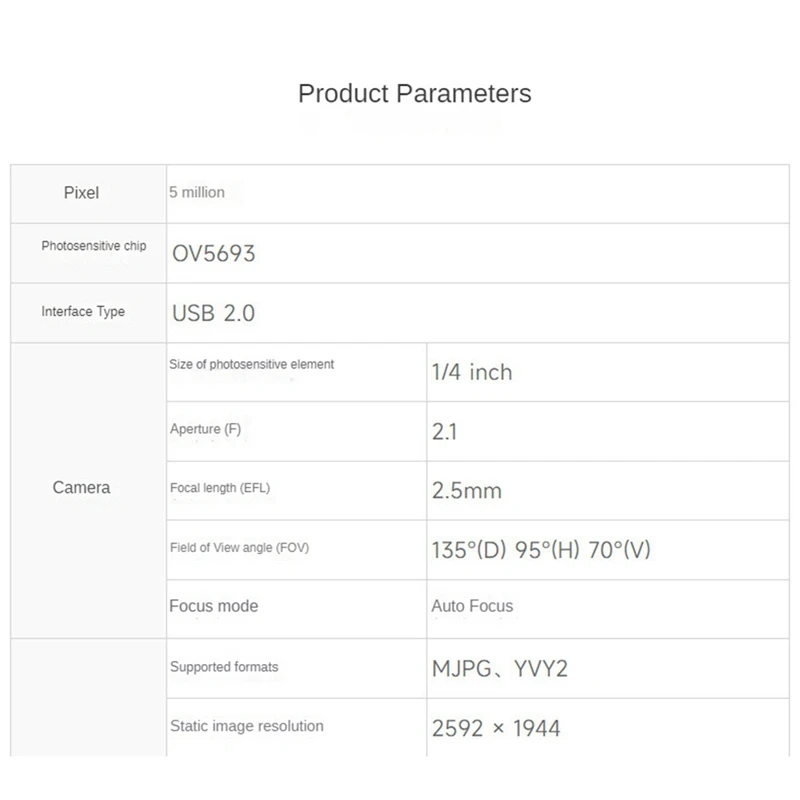 Waveshare USB ī޶ , 5.0 ްȼ   ī޶, M12 ī޶ , Ov5693