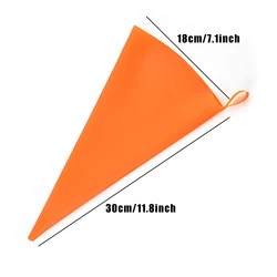 Reusable Silicone Pastry Bags for Cake and Cupcake Decorating (12 inch)