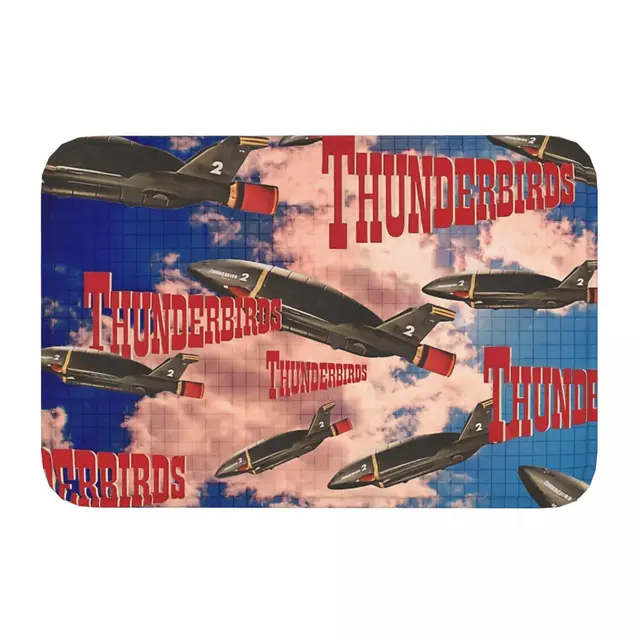 Nem Csúszás Nélküli Ajtó-Mormat Konyha Szőnyeg Thunderbirds 2, Folyosó Szőnyegbejárati Ajtó Otthoni Dekoráció - Image 2