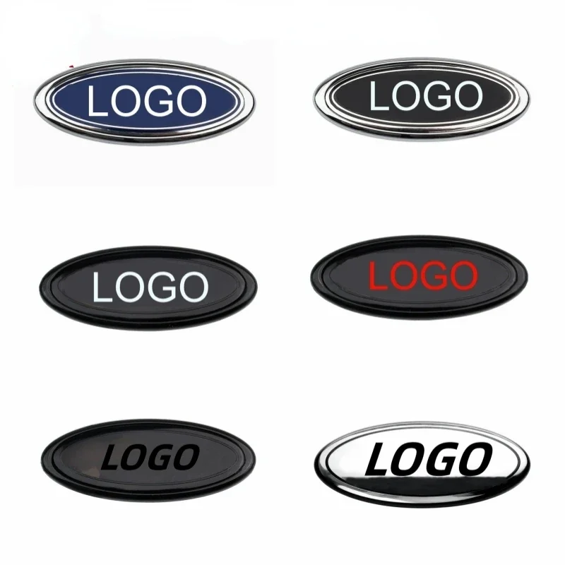 

1pcs For Kuga Transit Ecosport Mk7 Focus Ranger logo ABS Car Front Rear Trunk Cover Emblem accessory sticker