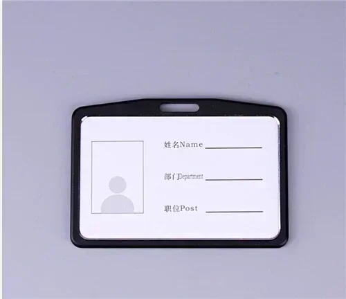 Elegant Aluminum Alloy Card Holder for Women – Business ID Badge & Credit Card Case with Lanyard