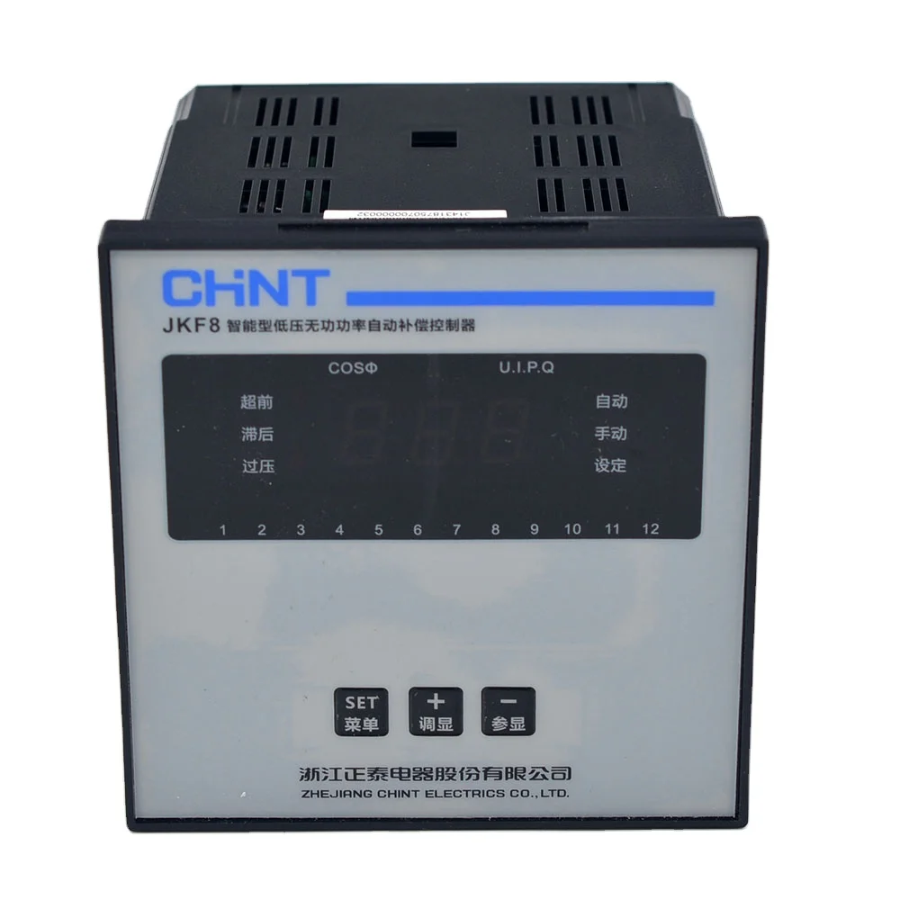 CHINT JKF8 지능형 저전압 무효전력 보상 컨트롤러 JKF8-6 JKF8-..